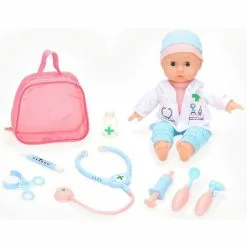 One Two Fun Coffret Poupon 30 Cm Bébé Docteur