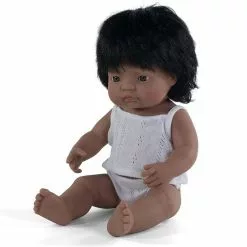 Miniland Poupée Bébé Fille, 38 Cm, Latino-américaine Miniland