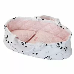 PETIT COLLIN Couffin En Tissu Panda : 28 Cm