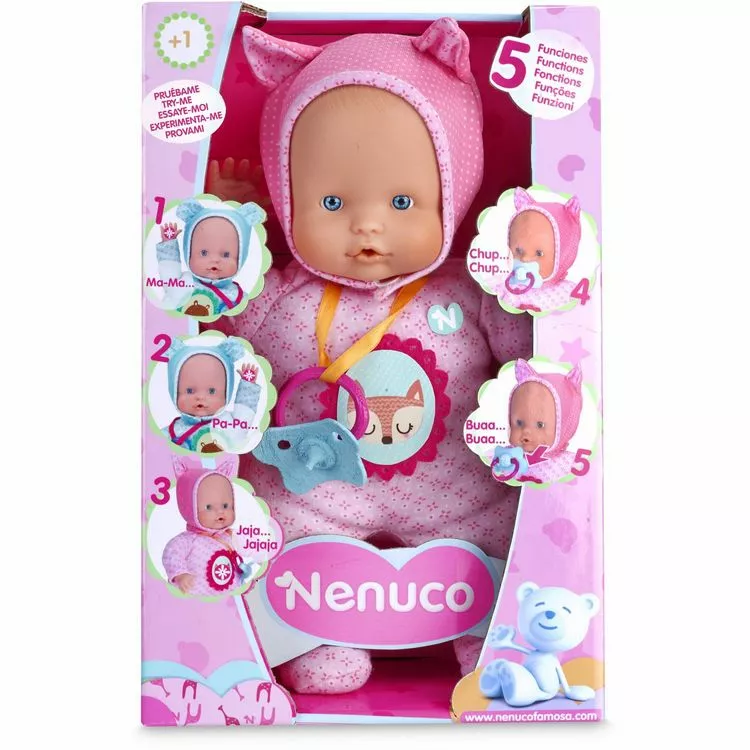 GP TOYS Poupon Nenuco Soft 5 Fonctions - Rose