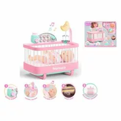 GP TOYS Nenuco Berceau Bon Dodo Avec Fonctions électroniques Et Poupon 35 Cm
