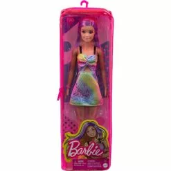 BARBIE Poupée Barbie Fashionistas Robe Colorée