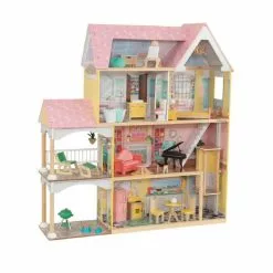 Kidkraft Maison De Poupées En Bois Avec EZ Kraft Assembly - Lola Mansion
