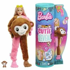BARBIE Poupée Barbie Cutie Reveal Singe
