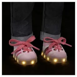 Our Generation Baskets Lumineuses Roses Pour Poupee 46cm