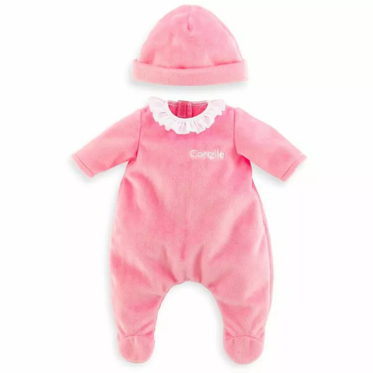 Corolle BB30 Pyjama Rose + Bonnet