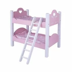 One Two Fun Lit De Poupée Superposé En Bois