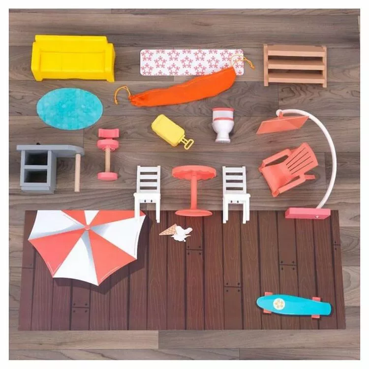 Kidkraft Maison De Poupées Ferris Wheel Fun Beach – Image 2