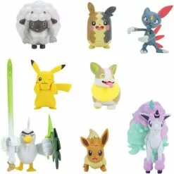 BANDAI Pack De 8 Figurines Pokémon Collection N°7