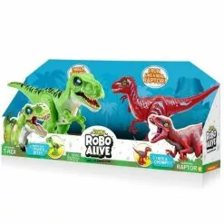 ZURU Coffret 2 Dinosaures électronique Roboalive T-rex Et Raptor