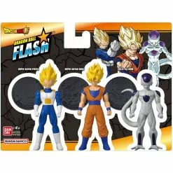 BANDAI Pack De 3 Figurines Flash - DBZ