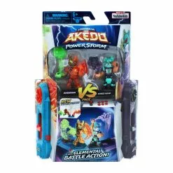 MOOSE TOYS Pack Figurines Akedo PowerStorm Burndown Vs Shred Head