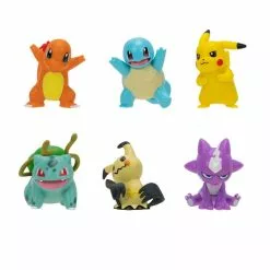 BANDAI Pack De 6 Figurines Pokémon