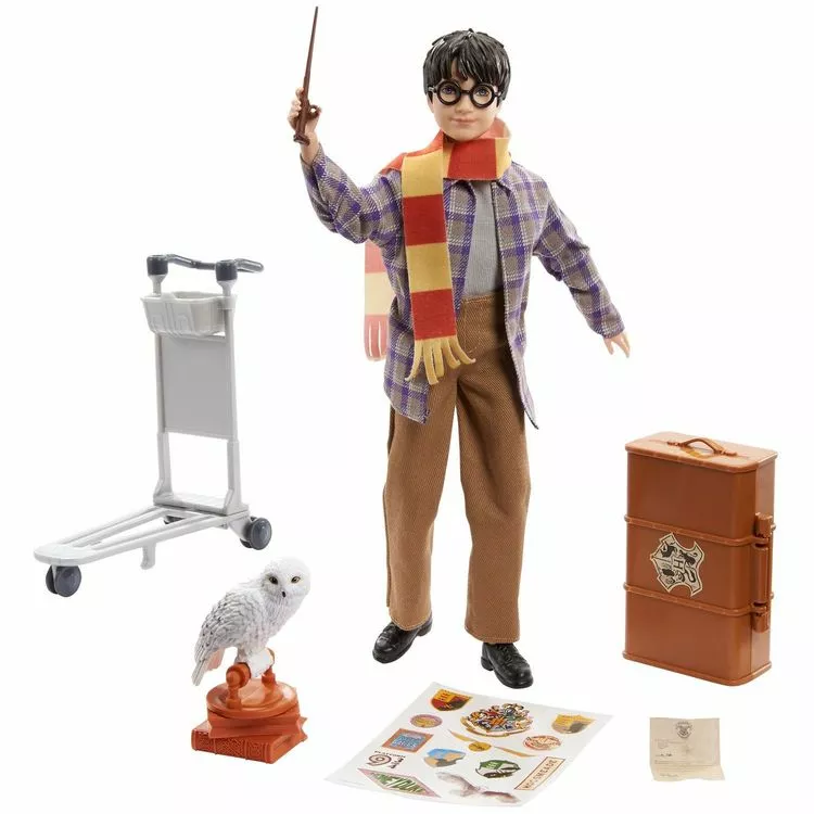 HARRY POTTER Coffret Poupée Mannequin Harry Potter - Quai 9 3/4