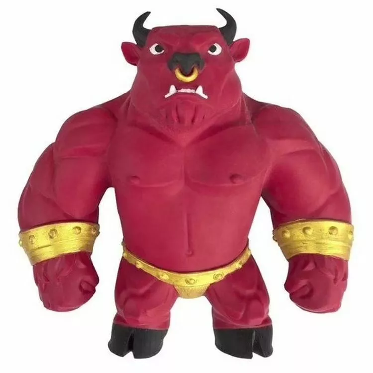 Cicaboom Figurine ELASTIKORPS Maxy Fighters Série 1 24cm Taureau Rouge Bullo – Image 2