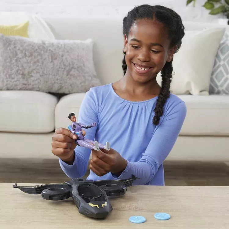 HASBRO Figurine 15 Cm + Véhicule Black Panther – Image 4