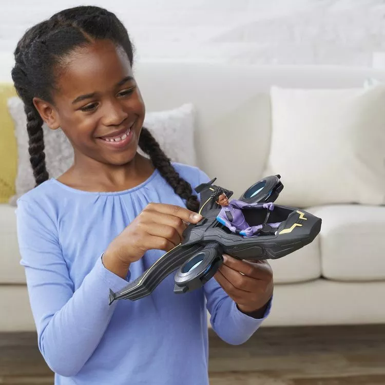 HASBRO Figurine 15 Cm + Véhicule Black Panther – Image 5