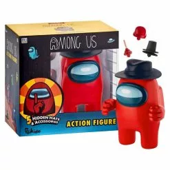 TOMY AMONG US PACK 1 MAXIFIGURINE 17 CM ROUGE