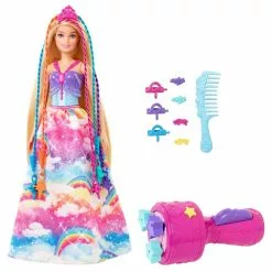BARBIE Poupée Barbie Princesse Tresses Magiques