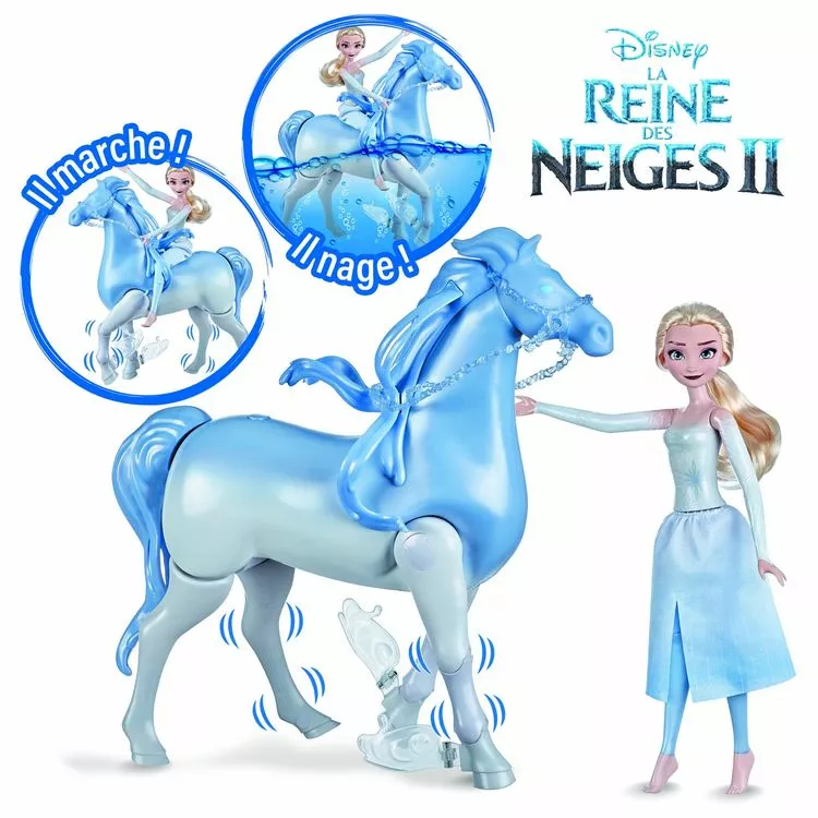 HASBRO Disney La Reine Des Neiges 2 - Elsa Et Son Cheval Nokk – Image 3