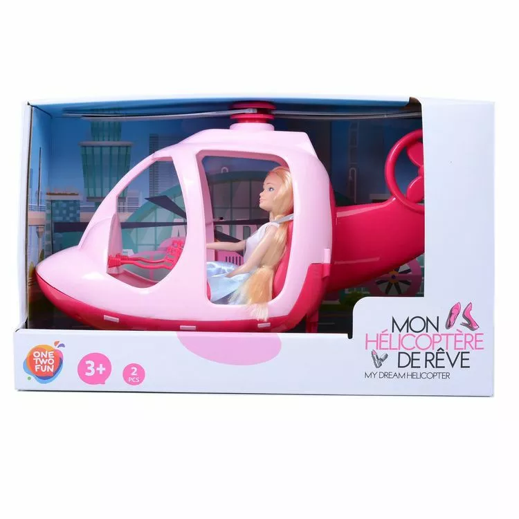One Two Fun Mon Hélicoptère De Rêve Et Sa Poupée – Image 2
