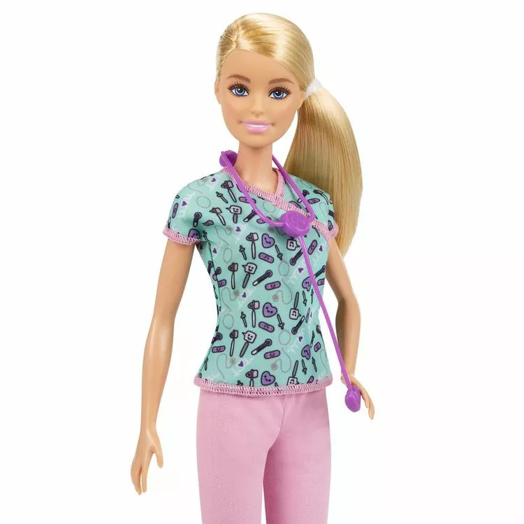 BARBIE Poupée Barbie Métiers Infirmière – Image 2