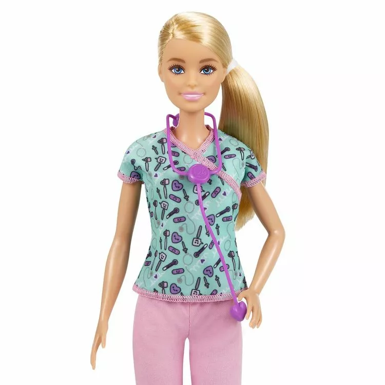 BARBIE Poupée Barbie Métiers Infirmière – Image 5