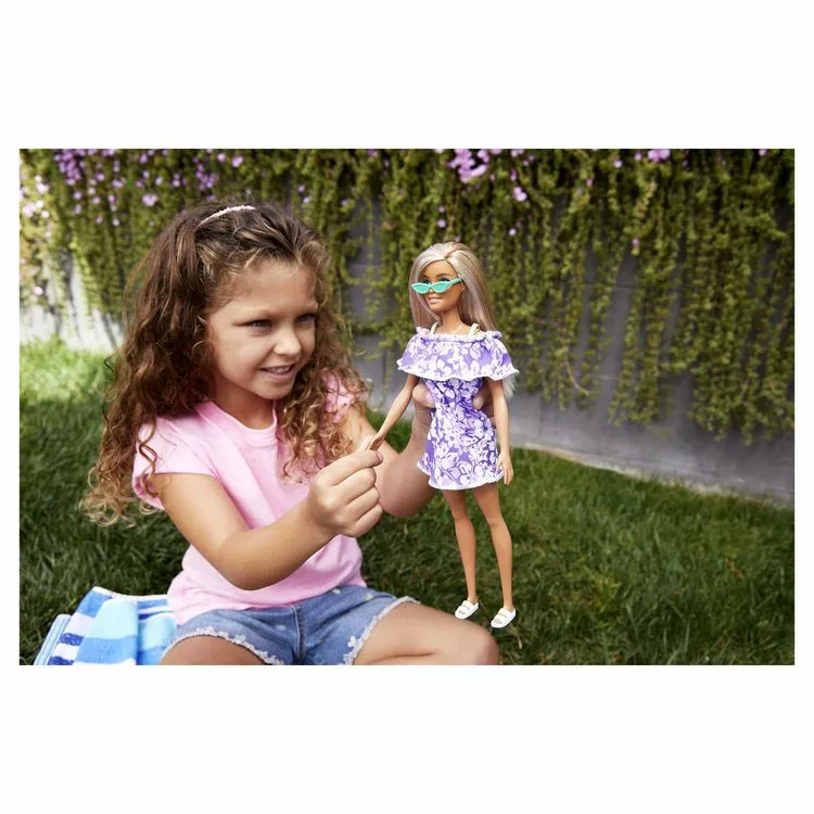 BARBIE Poupée Barbie Aime Les Océans - Robe Fleurie – Image 6