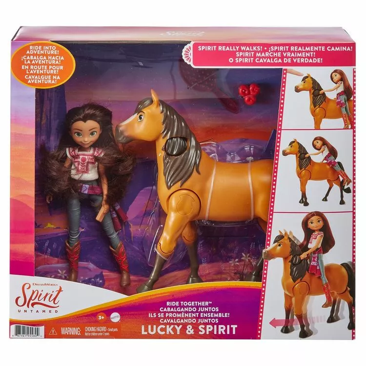 MATTEL Coffret Poupée Lucky Et Son Cheval Spirit – Image 4