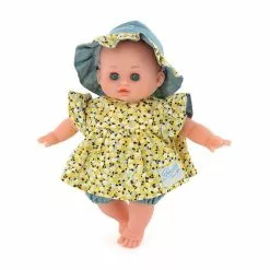 PETIT COLLIN Poupon Ecolo Doll - 28 Cm : Bouton D'Or