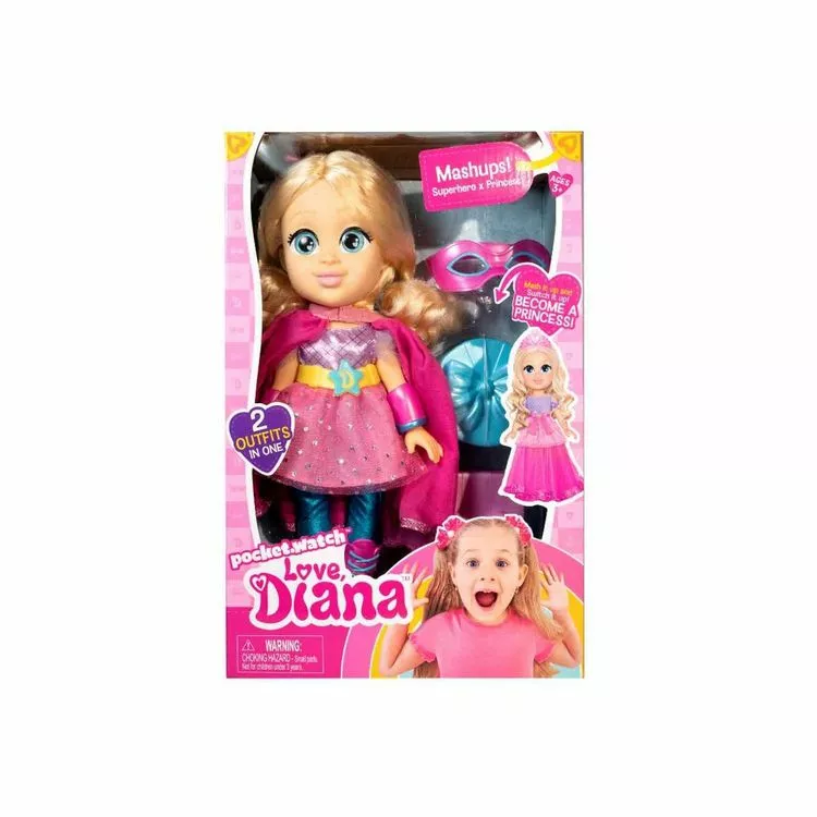 GP TOYS Poupée Love Diana 2 Tenues Superhéros Et Princesse – Image 2