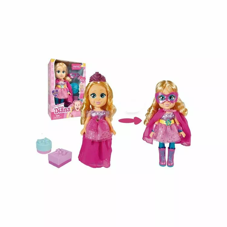 GP TOYS Poupée Love Diana 2 Tenues Superhéros Et Princesse – Image 3