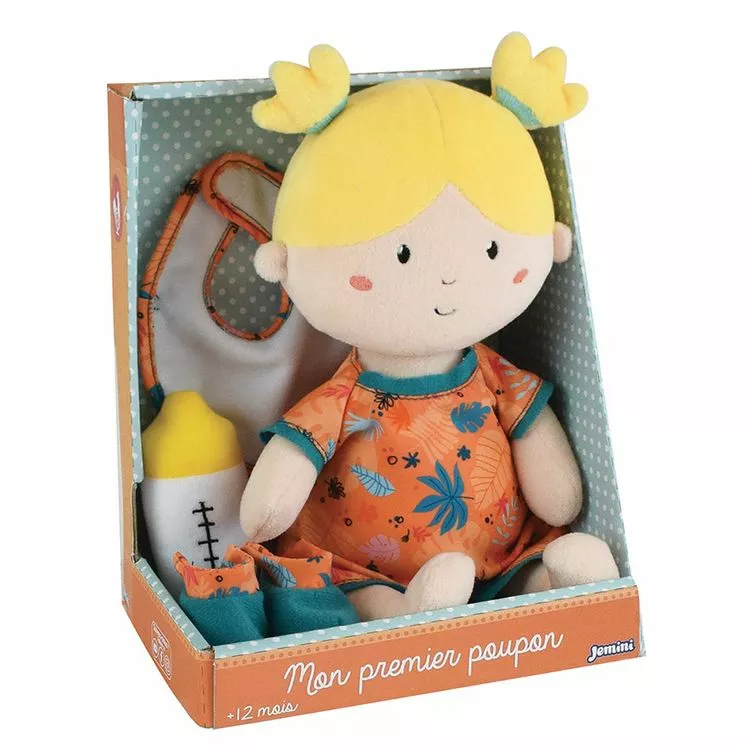 JEMINI MON PREMIER POUPON FILLE BLONDE JUNE 30CM – Image 2