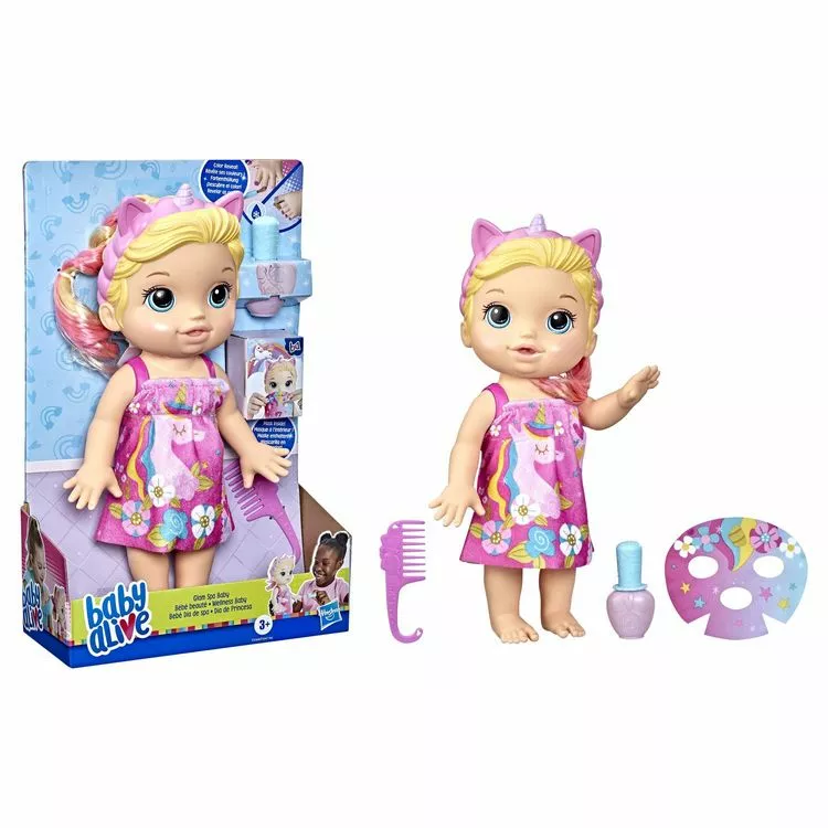 HASBRO Bébé Alive Cheveux Blond Licorne – Image 2