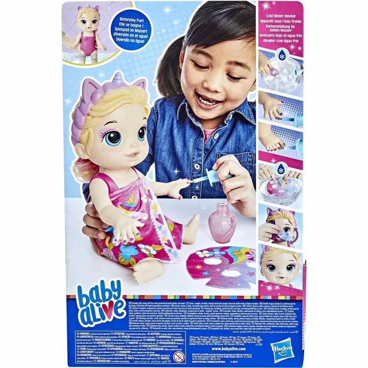 HASBRO Bébé Alive Cheveux Blond Licorne – Image 4